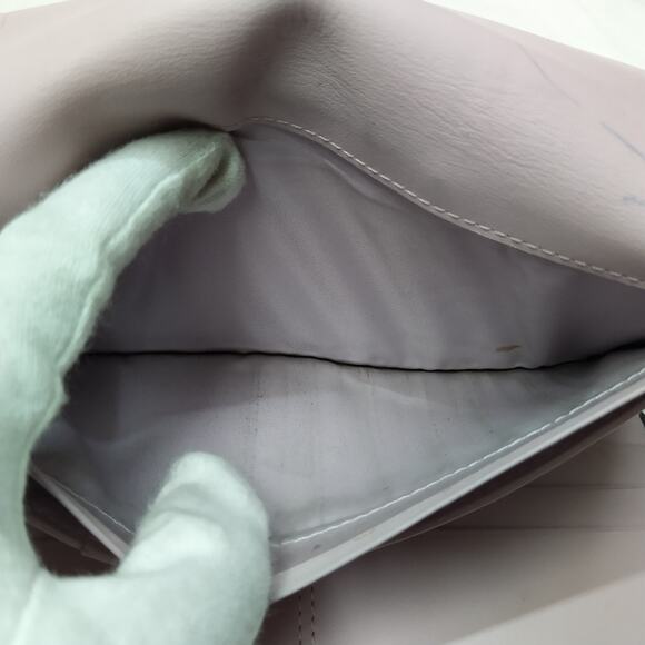 Coach Kristin Black Leather Flap Closure Credit Card ID Window Trifold Wallet - Picture 14 of 16